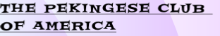 The Pekingese club 
of america